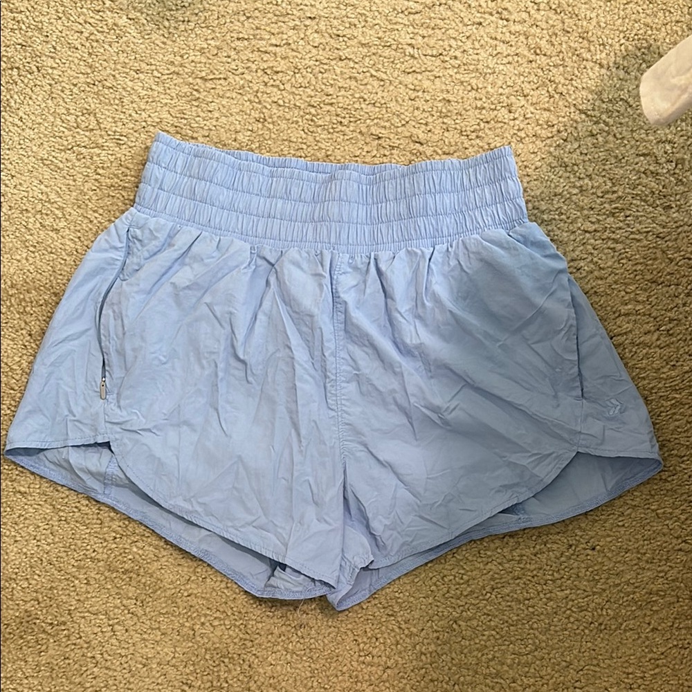 All in Motion Women's Athletic Shorts - Sky Blue